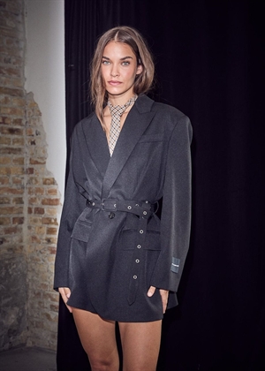 Premiere oversize belt blazer Black HAUTE L\'AMITIÈ